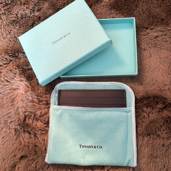 TIFFANY & CO Unisex Card Case Wallet NWT and Box - Picture 1 of 6